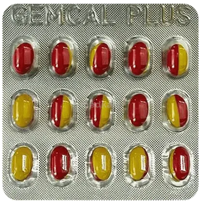 gemcal plus capsule 15's